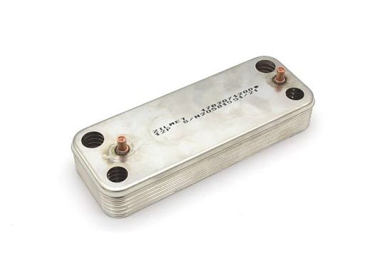 Теплообменник ГВС Baxi 207*77 мм (156,5мм)