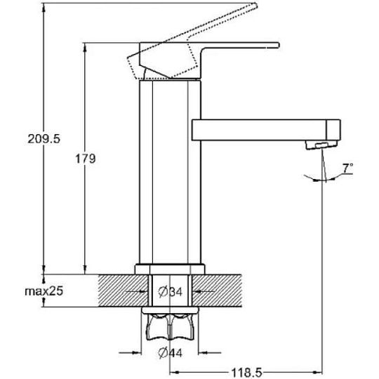 Смеситель для кухни, LEB1-A123KH