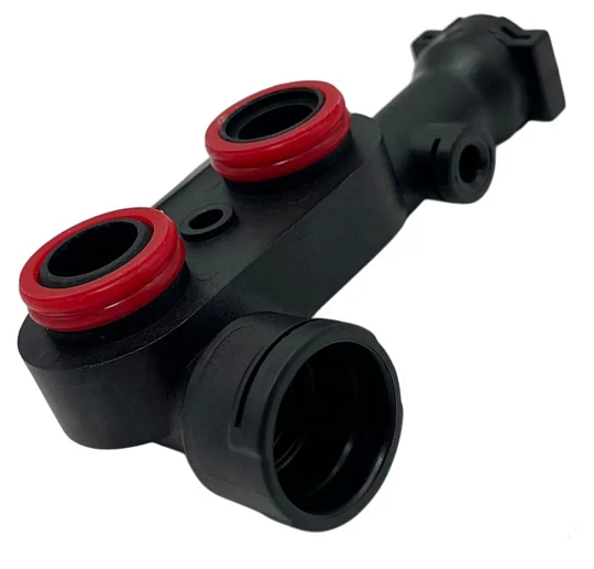 Блок патрубков правый