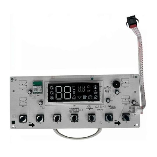 Плата с дисплеем газ